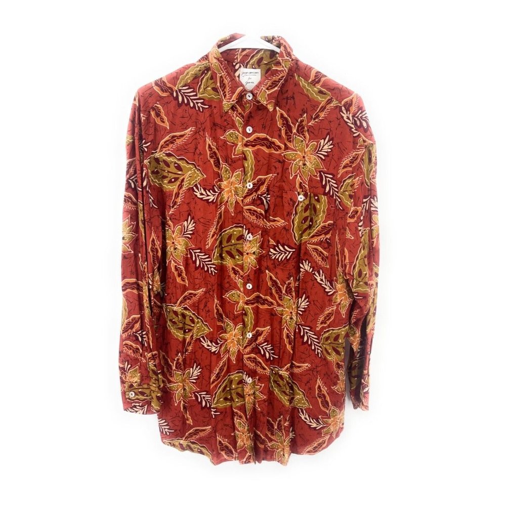 Vintage Guess by Georges Marciano LS Shirt Blouse Collared‎ Button-up Sz 3
